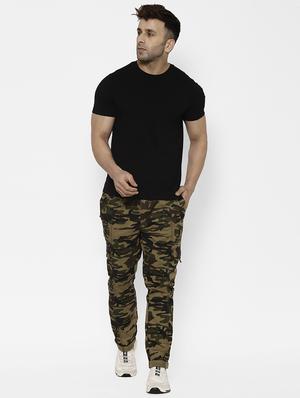 khaki camouflage cargo trouser - 17570686 - Standard Image - 4