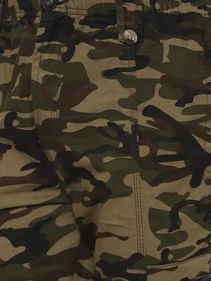 khaki camouflage cargo trouser - 17570686 - Standard Image - 5
