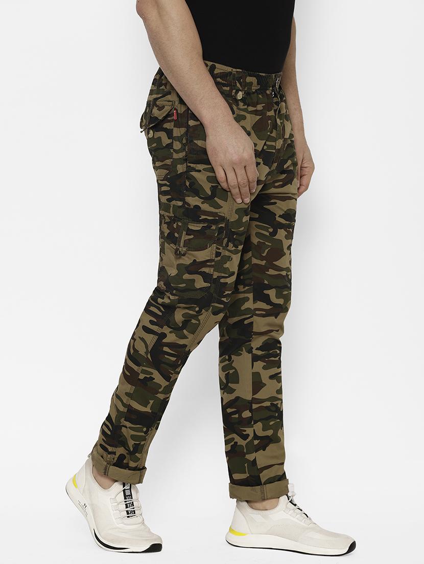 khaki camouflage cargo trouser - 17570686 - Zoom Image - 2