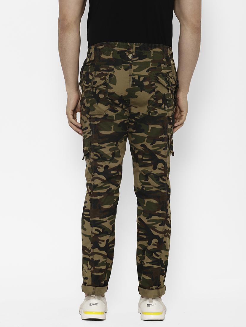 khaki camouflage cargo trouser - 17570686 - Zoom Image - 3