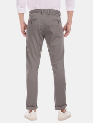 grey solid chinos - 17570822 - Standard Image - 3
