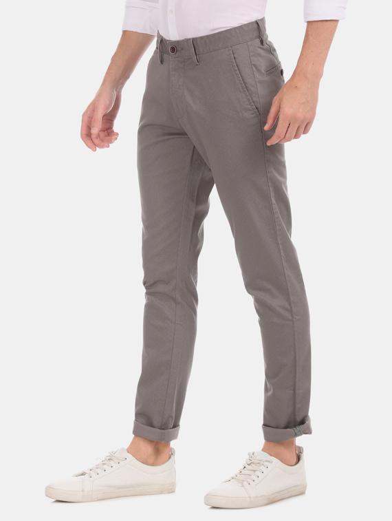 grey solid chinos - 17570822 - Zoom Image - 2