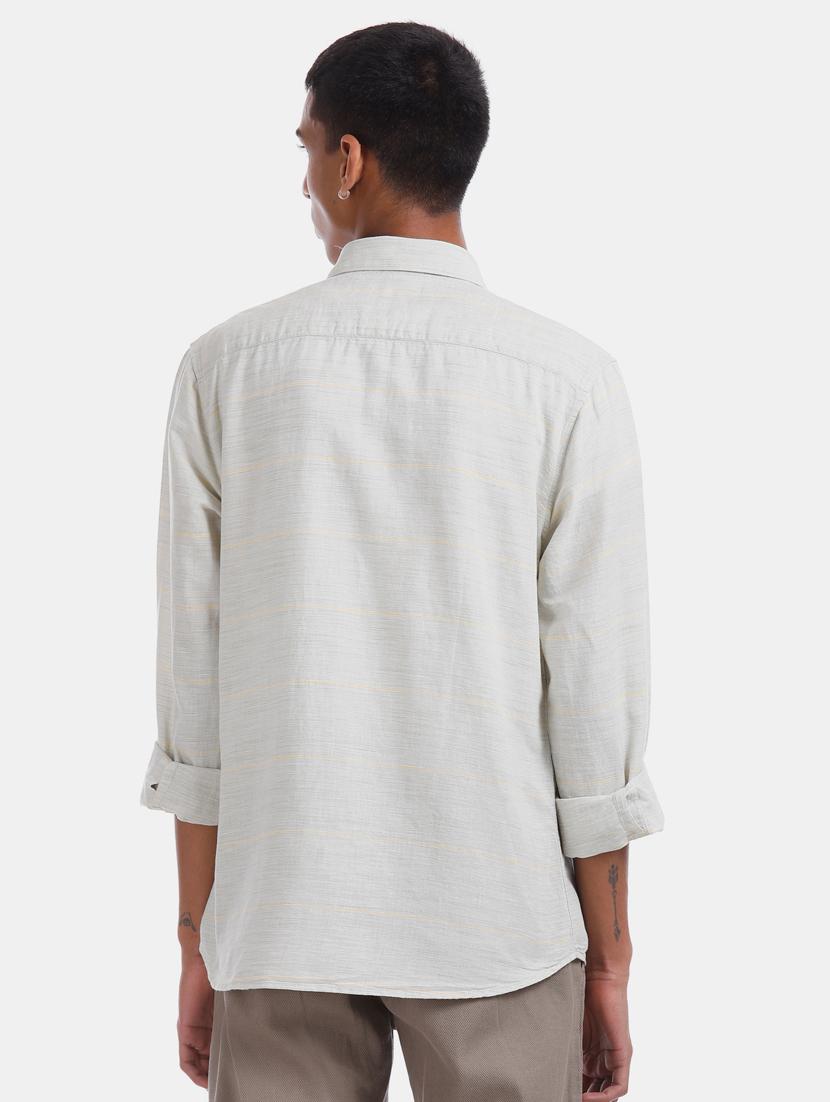 grey striped casual shirt - 17570924 - Zoom Image - 3