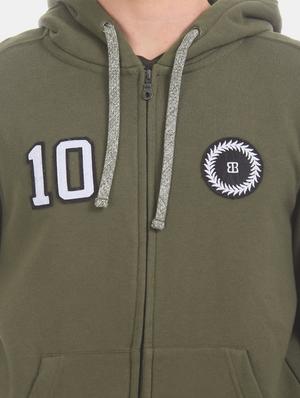 olive green printed sweatshirt - 17571060 - Standard Image - 5