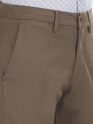 olive green solid chinos - 17571063 - Standard Image - 5