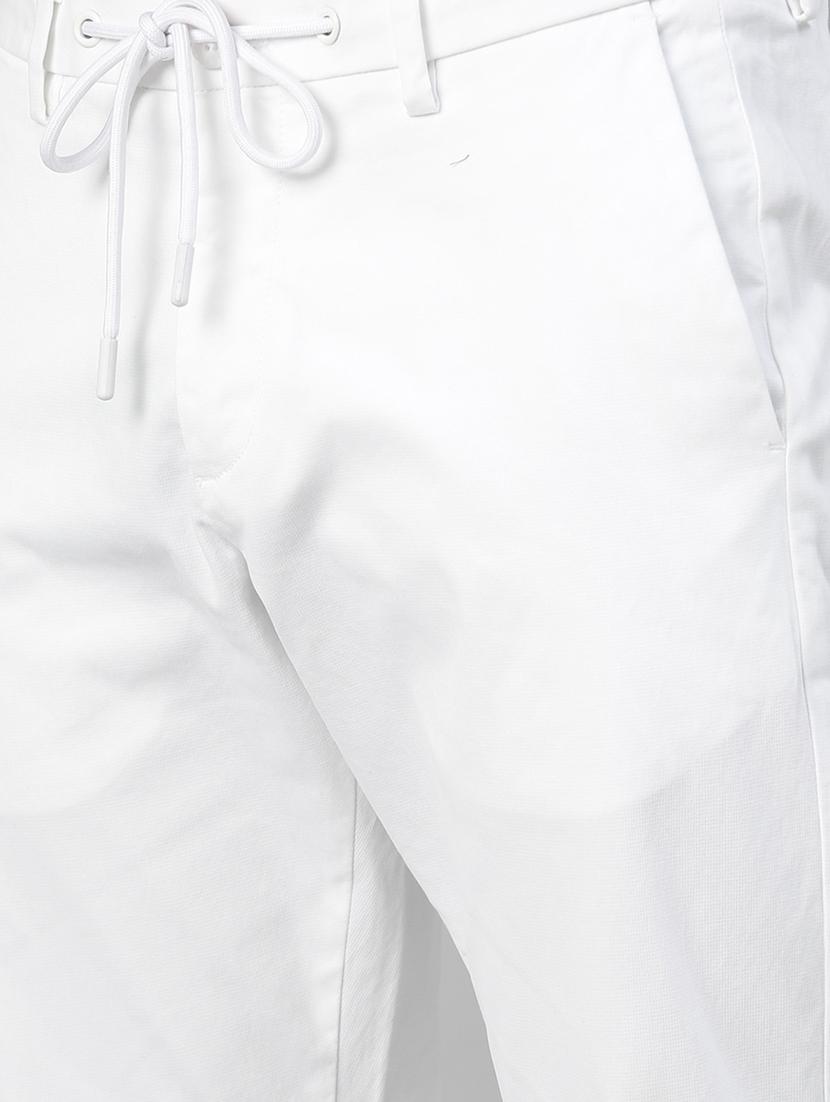 white solid chinos trouser - 17571154 - Zoom Image - 5