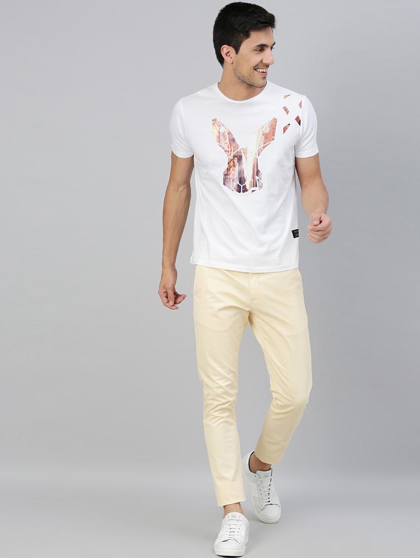 mellow yellow solid casual trouser - 17571155 - Zoom Image - 4