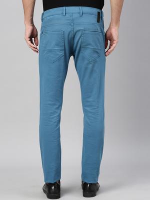 light blue solid chinos - 17571176 - Standard Image - 3