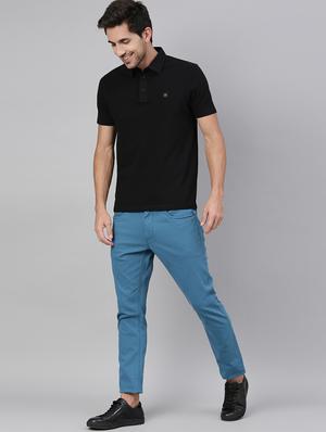 light blue solid chinos - 17571176 - Standard Image - 4