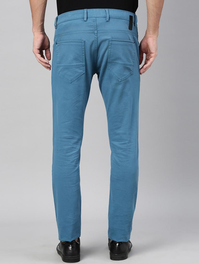 light blue solid chinos - 17571176 - Zoom Image - 3