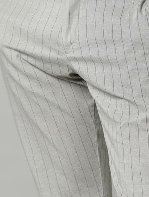 grey striped chinos - 17571202 - Standard Image - 5