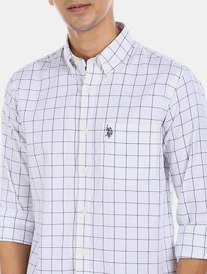 white checkered casual shirt - 17571341 - Standard Image - 5