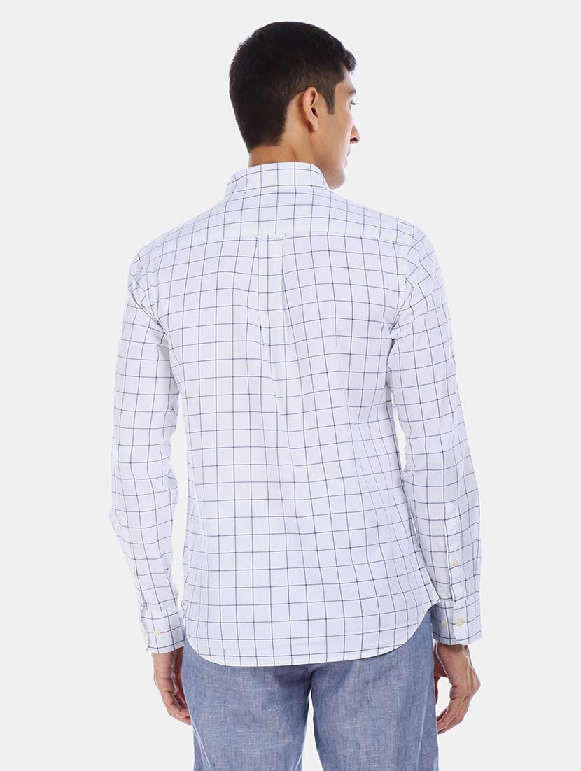 white checkered casual shirt - 17571341 - Zoom Image - 3