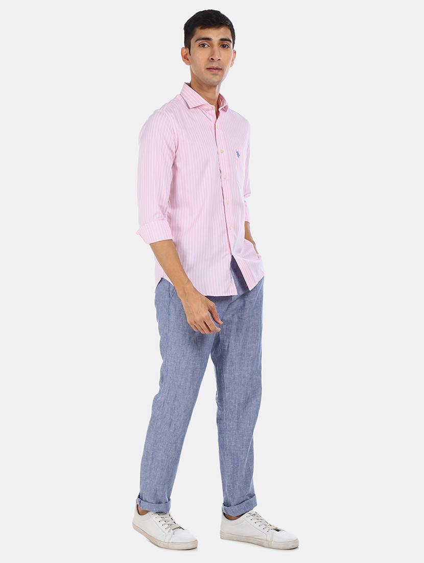 pink striped casual shirt - 17571363 - Zoom Image - 4