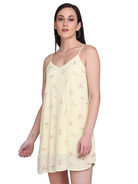 cami neck floral a-line dress - 17571411 - Zoom Image - 2