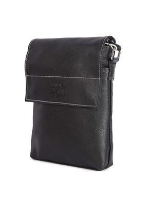 black leatherette (pu) messengerbag - 17571536 - Standard Image - 4