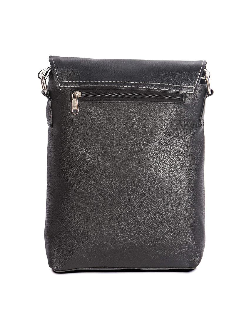 black leatherette (pu) messengerbag - 17571536 - Zoom Image - 2