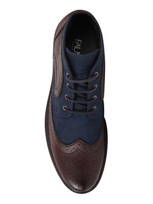 brown pu lace up boots - 17571633 - Standard Image - 3