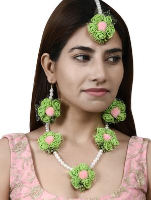 green brass bridal necklace - 17572100 - Standard Image - 6