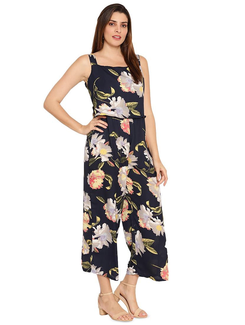 floral full leg jumpsuit - 17572231 - Zoom Image - 2