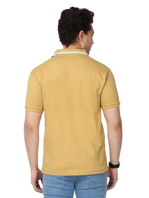 mustard solid polo t-shirt - 17572318 - Standard Image - 3