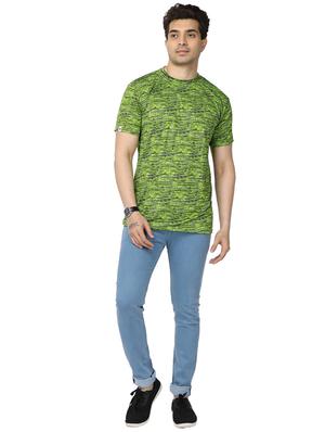 green printed t-shirt - 17572324 - Standard Image - 4