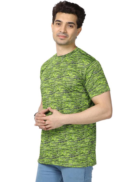 green printed t-shirt - 17572324 - Zoom Image - 2