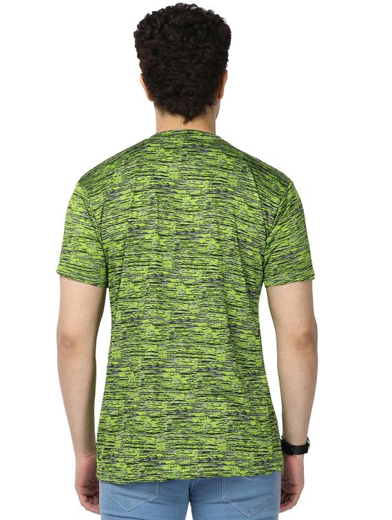 green printed t-shirt - 17572324 - Zoom Image - 3