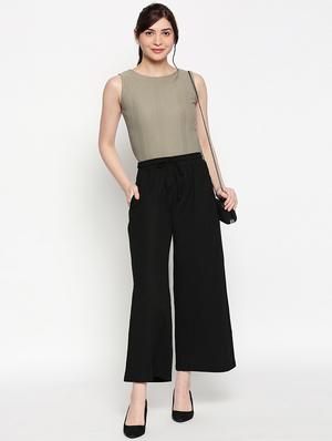 high rise flared palazzos - 17572740 - Standard Image - 4