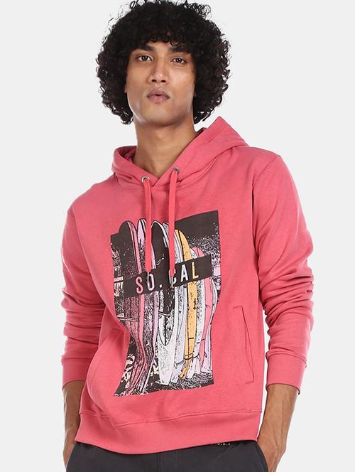 pink front print sweatshirt - 17572754 - Standard Image - 1