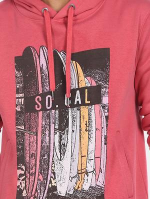 pink front print sweatshirt - 17572754 - Standard Image - 5