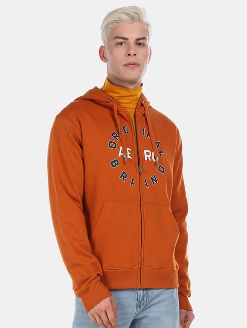 orange printed sweatshirt - 17572756 - Standard Image - 1