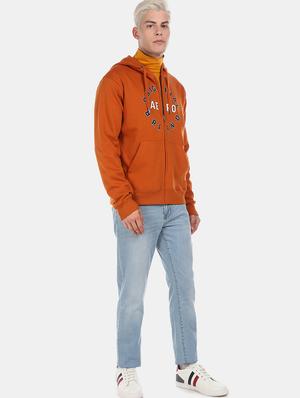 orange printed sweatshirt - 17572756 - Standard Image - 5