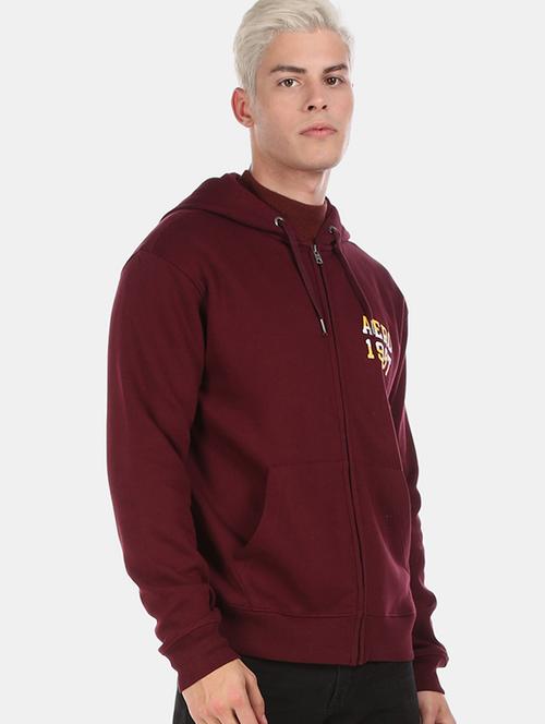 maroon printed sweatshirt - 17572764 - Standard Image - 1