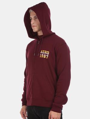 maroon printed sweatshirt - 17572764 - Standard Image - 2