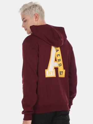 maroon printed sweatshirt - 17572764 - Standard Image - 3