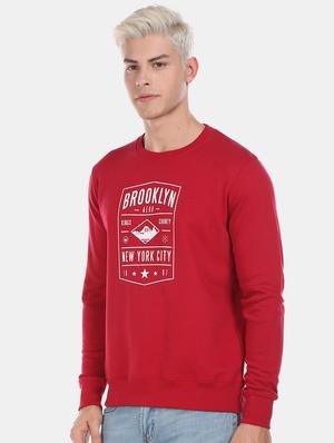 red printed sweatshirt - 17572778 - Standard Image - 2