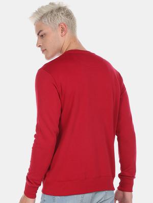 red printed sweatshirt - 17572778 - Standard Image - 3