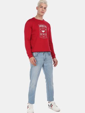 red printed sweatshirt - 17572778 - Standard Image - 4