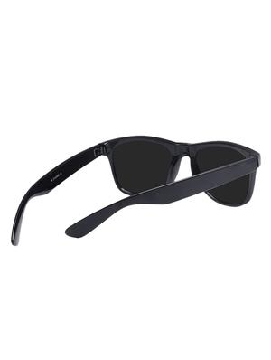 lorenz matte finish rubber sunglasses for men & women (lens-brown||frame-black) | sn-1 - 17572805 - Standard Image - 3