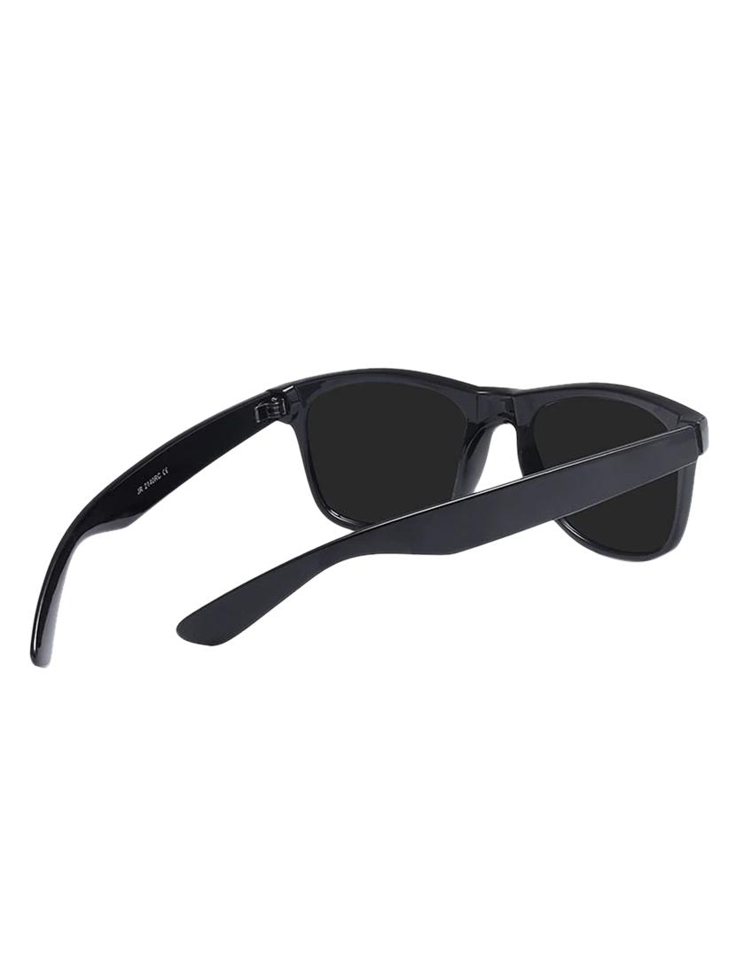 lorenz matte finish rubber sunglasses for men & women (lens-brown||frame-black) | sn-1 - 17572805 - Zoom Image - 3