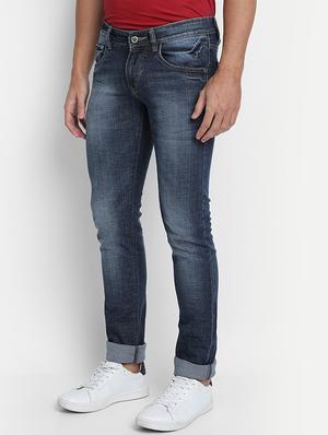 dark blue light washed denim jeans - 17572819 - Standard Image - 2