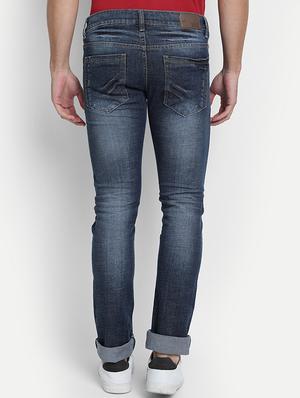 dark blue light washed denim jeans - 17572819 - Standard Image - 3