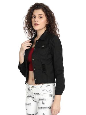 black denim jacket - 17572830 - Standard Image - 2