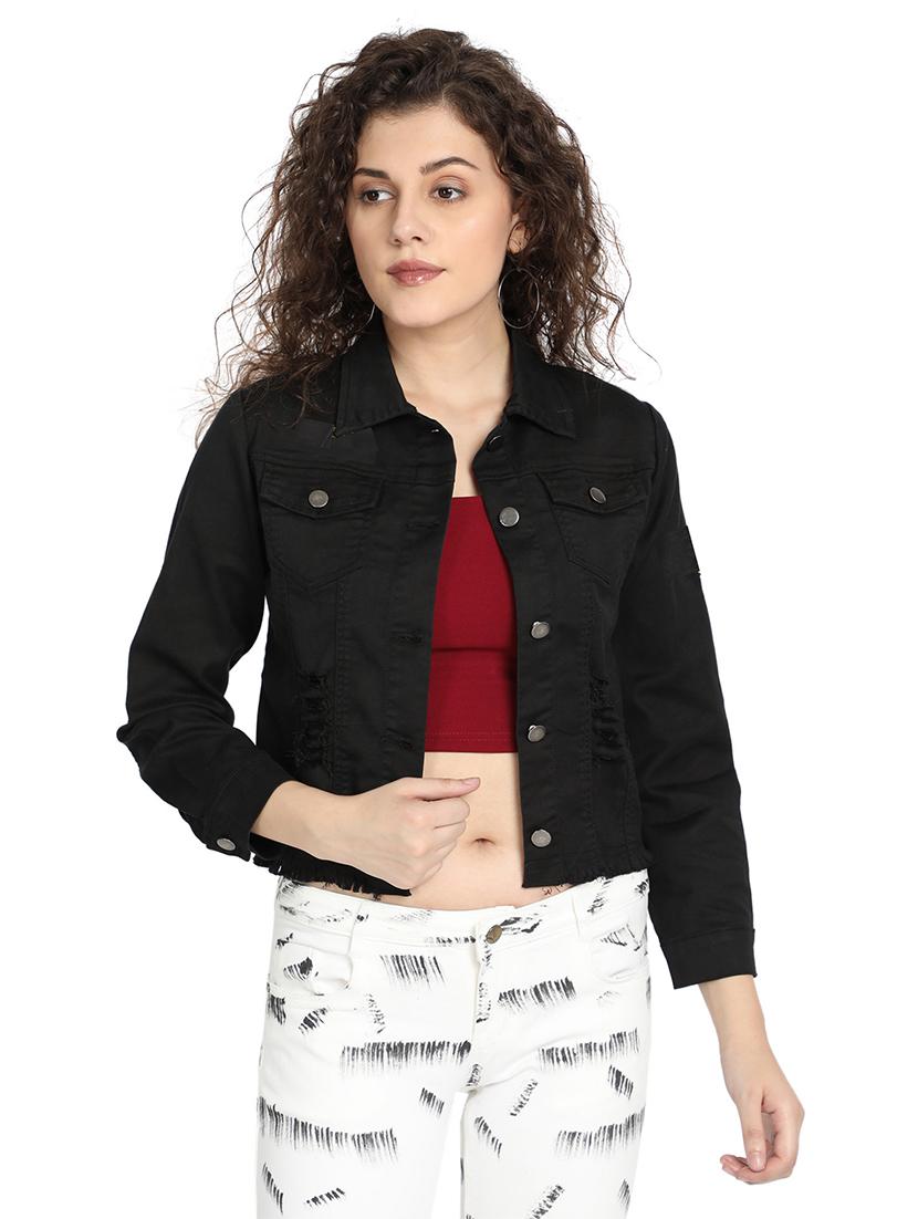 black denim jacket - 17572830 - Zoom Image - 1