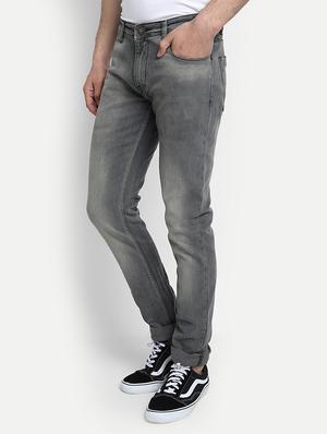 grey light washed denim jeans - 17572831 - Standard Image - 2
