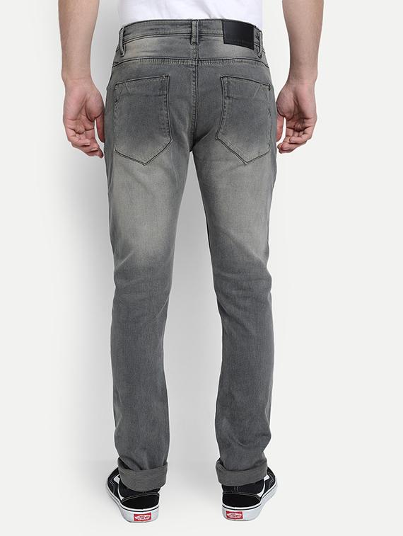 grey light washed denim jeans - 17572831 - Zoom Image - 3