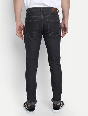 black plain denim jeans - 17572832 - Standard Image - 3