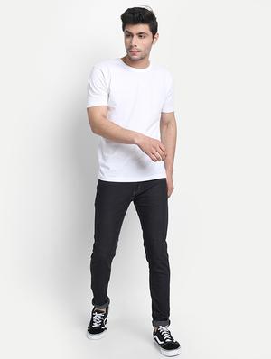 black plain denim jeans - 17572832 - Standard Image - 4