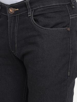 black plain denim jeans - 17572832 - Standard Image - 5